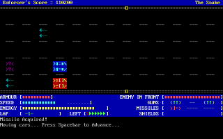 Text Mode MegaRace Gameplay 02